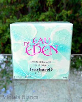 Vintage EAU D'EDEN SOAP OF PARADISE. Jabón 100 g. NUEVO, año 1997