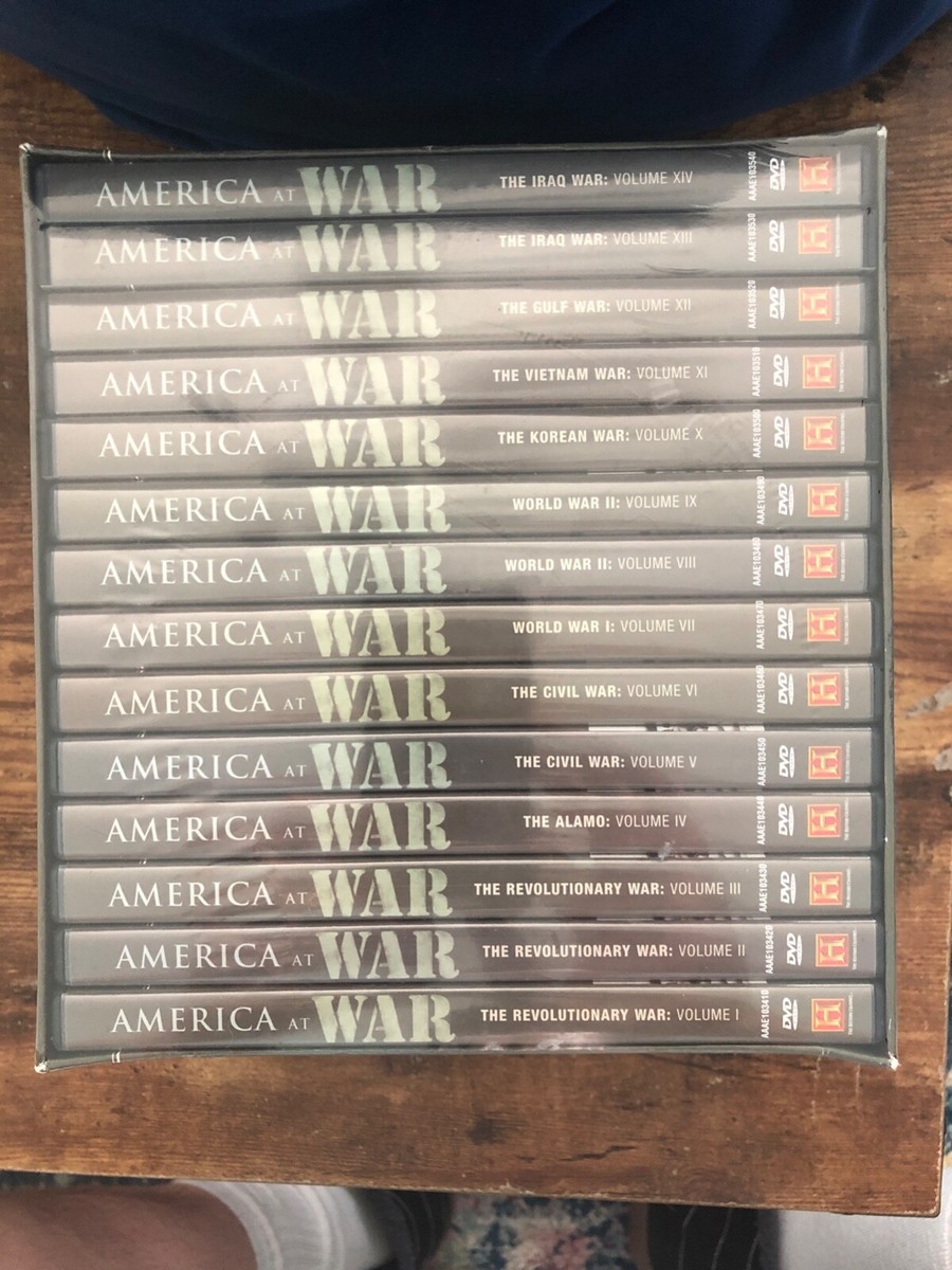 HISTORY CHANNEL America at War 14 DVD Box Set SEALED
