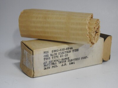 NEW OLD STOCK BOXED NATIONAL UNION GI-10 INDITRON FIRST GENERATION NIXIE TUBE 