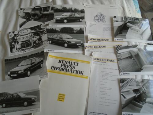 Renault 21 Press Information brochure Jun 1986 English text 9 photos - Afbeelding 1 van 1