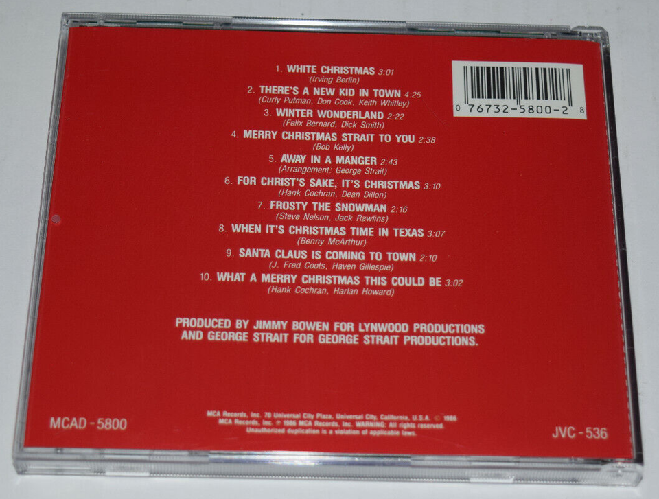 George Strait CD Merry Christmas Strait To You | eBay