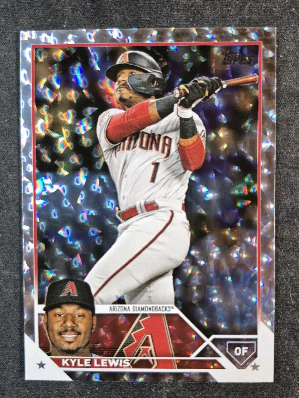 2023 Topps Update Silver Ice Foil Kyle Lewis #US307 Diamondbacks Rookie Card