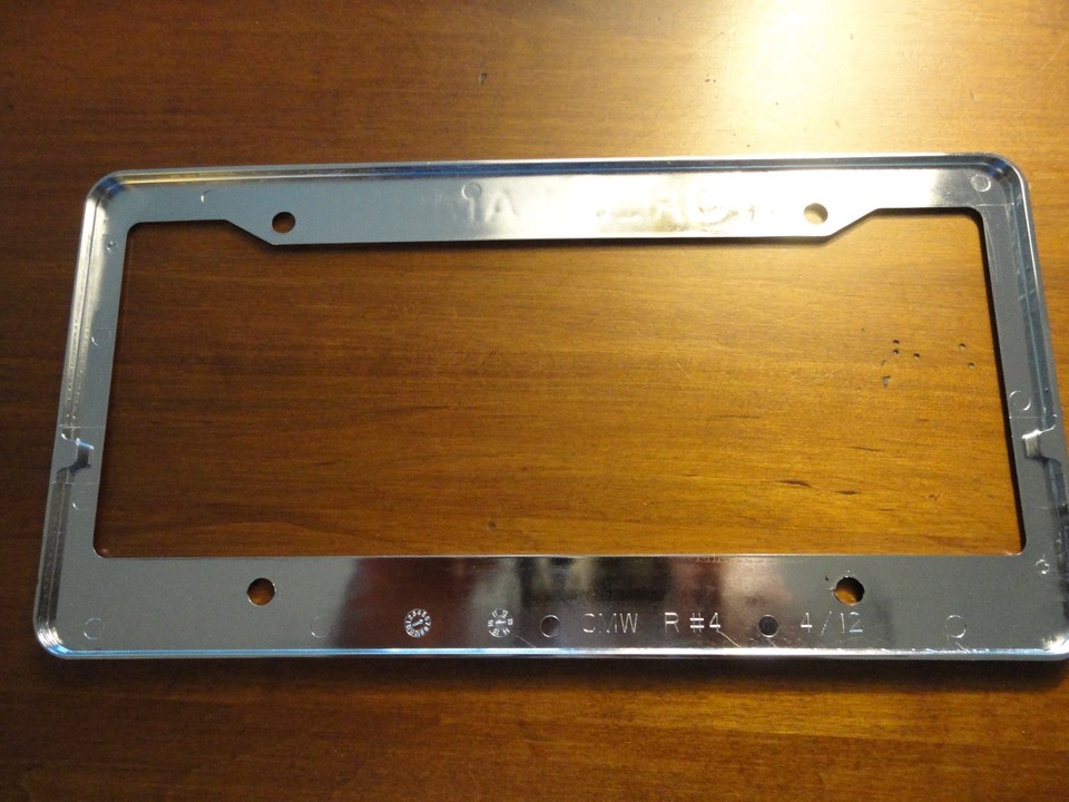 World Famous Beverly Hills BMW Dealership License Plate Frame. Plastic ...
