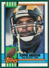 Flipper Anderson - 1990 Topps #68 - Los Angeles Rams Football Card