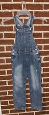 Old Navy Blue Jeans Overalls Size 8 M AS SHOWN IN PICTURE 