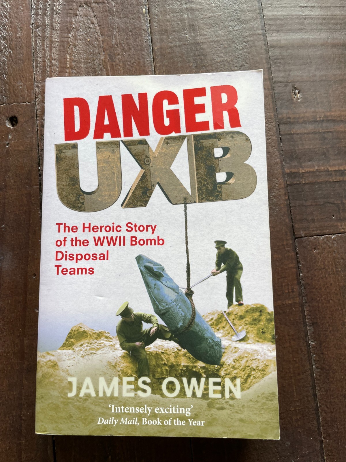 Danger UXB The Heroic Story of the WWII Bomb Disposal Teams PB James Owen