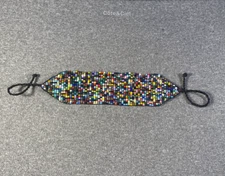 Embera Chami beaded Bracelet by women of the Colombian indigenous tribe 3205