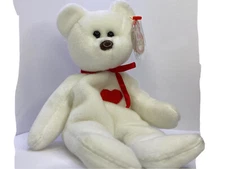 RARE Valentino Bear Beanie Baby 1993/1994- ERRORS Described In Description