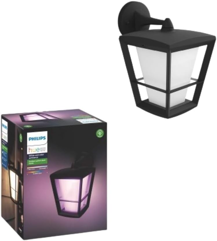 Philips Hue Econic Outdoor Smart Wall Light Fixture Color Ambiance Smart Broken