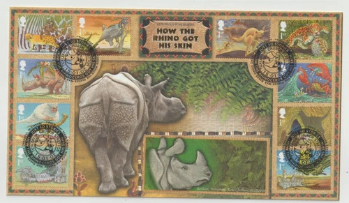 15/1/2002 UK GB FDC - The Just So Stories - Benham BLCS218b - Ticklerton Special