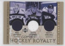 2002 Classic Portraits Hockey Royalty 16/90 Mike Dunham David Legwand #DLH 0x5