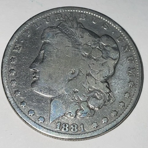 1881 Morgan Silver Dollar Very Fine