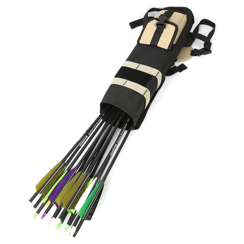 PVC Oxford Archery Arrow Quiver Bag Backpack Target Tradition Hunting shoot DIY - Image 4 of 4
