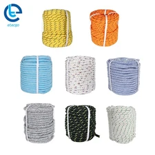 Braid Polyester Rope 1/2 & 3/4 & 3/8 & 5/8''×200FT Arborist Bull Tree Rope