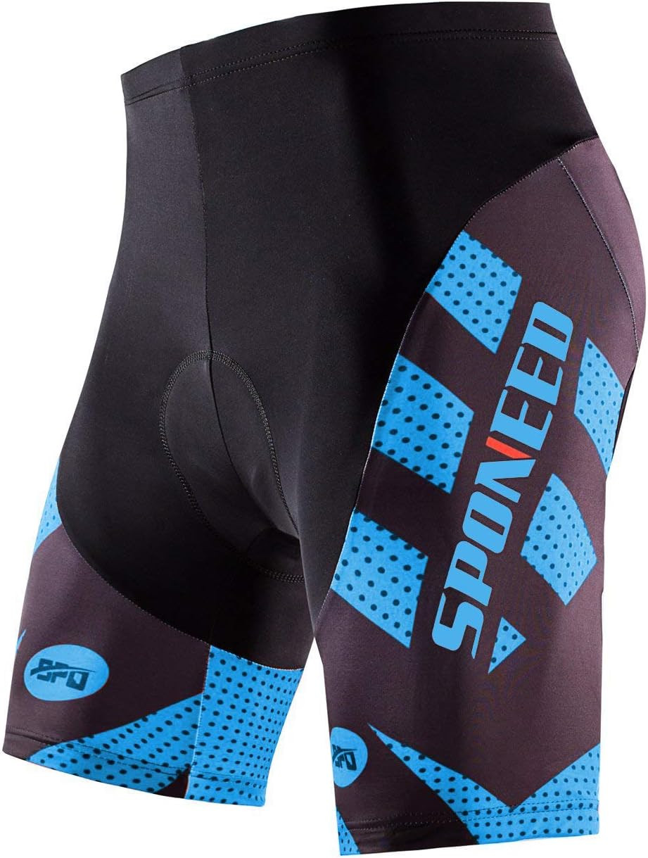 Men'S Cycling Shorts Padded Bicycle Riding Pants Bike Biking Clothes Cycle Wear 