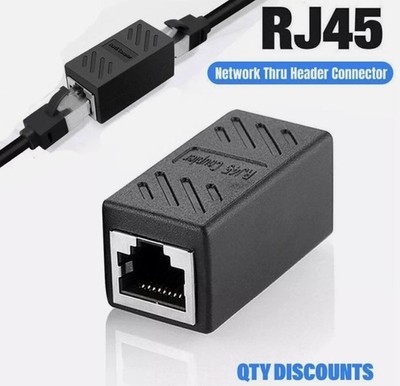 RJ45 Buchse auf Buchse CAT6 5e Netzwerk LAN Ethernet Kabel Stecker Adapter