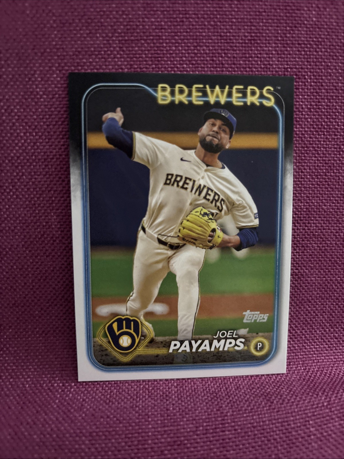 2024 Topps Update #US153 Joel Payamps Milwaukee Brewers