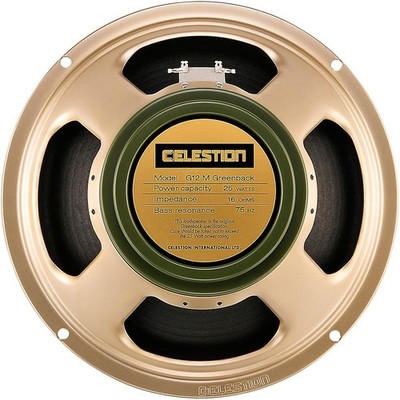 Celestion G12M Greenback 25W, 12'' Guitar Speaker 16 Ohm