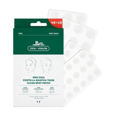 Pro Cica Pimple Patches (66 Count) - Hydrocolloid Acne Patches with Centella ...