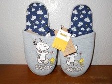 Peanuts Snoopy Gray Women's Bedroom Slippers Size 5/6