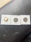 Starter  Collection  Mix Lot of  3 1927 Buffalo, 1912 V Nickel,1896 Indian Cent