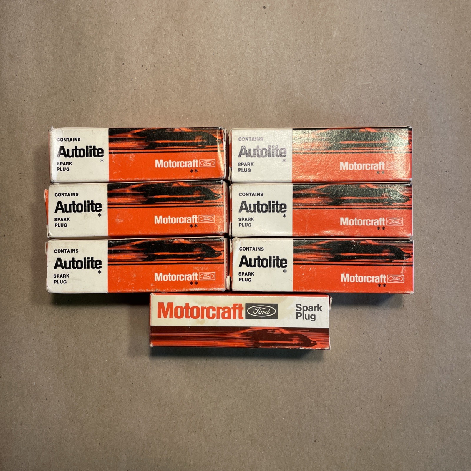 Lot of 6: New old stock Motorcraft Ford BF 42 Spark Plugs