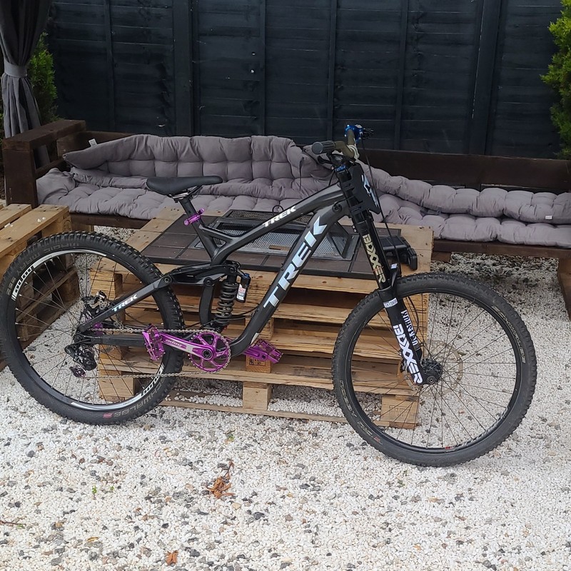 Trek Session Full Suspension Mountain Bike 26in M Disc Brakes Black/Purple