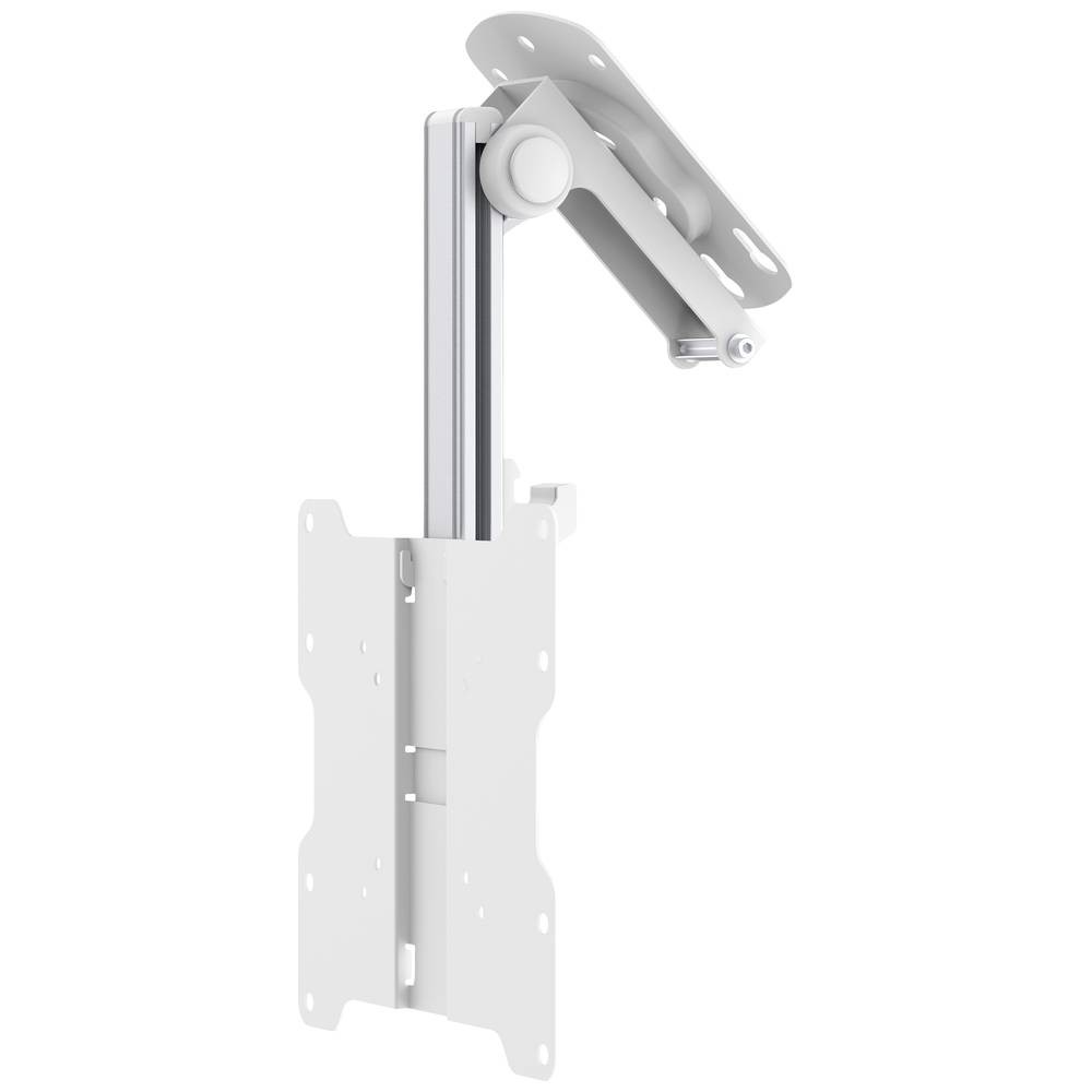 Support TV suspendu plafond orientable pour petit écran LED LCD noir - 2