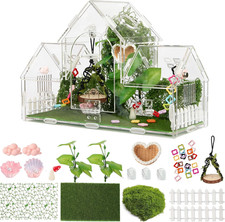 20-Piece Jumping Spider Enclosure Kit, Acrylic Terrarium with 360 View