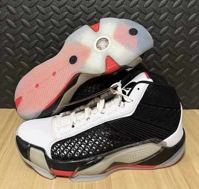 Air Jordan 38 Fundamental White Black Basketball Shoes DZ3356-106 Mens Size 11