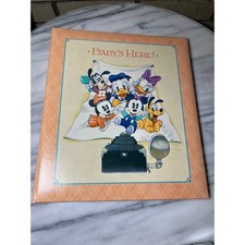 VTG NOS Hallmark Disney Baby Mickey and Friends Photo Album Babys Here 4x6 8p