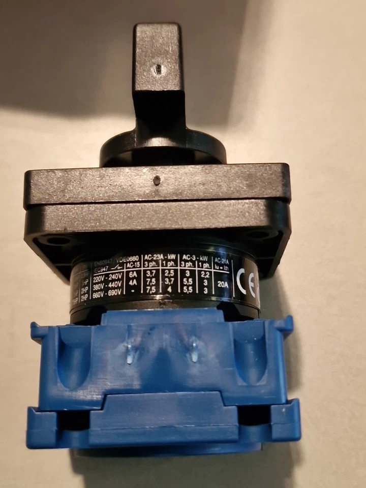 Kraus & Naimer Control Switch CH10. No. A178-603. E S0C. - Image 4 of 4