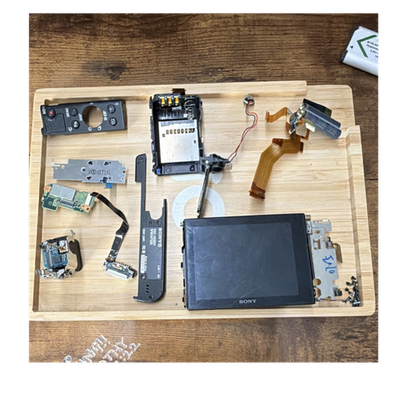 #ad #ad Sony Cyber shot DSC HX90V Black Parts Lot LCD Screen Buttons Flex Cables $185.00