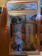 2024 Bowman Draft Caglianone/mitchel Prospect Dual Autos # 99 Psa 10