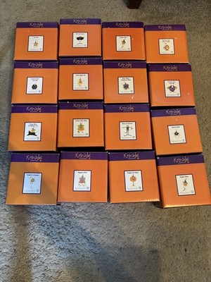 Department 56 Krinkles Spooky Spider Halloween Ornament - Set Of 16