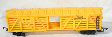 Tri-ang OO Gauge R126 Stock Car Transcontinental TC1260 Yellow train hornby