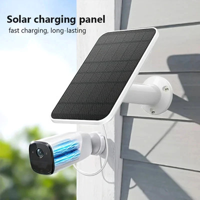 Solarpanel für CCTV-Überwachungskamera Typ-C Anschluss Ladegerät Outdoor 10W5V