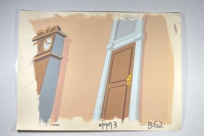 Animation cel BACKGROUNDS production art cels anime vintage cartoons Disney BG43