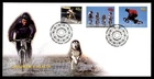 Mayfairstamps New Zealand FDC 2001 Cycling Health Stamps Combo First Day Cover a