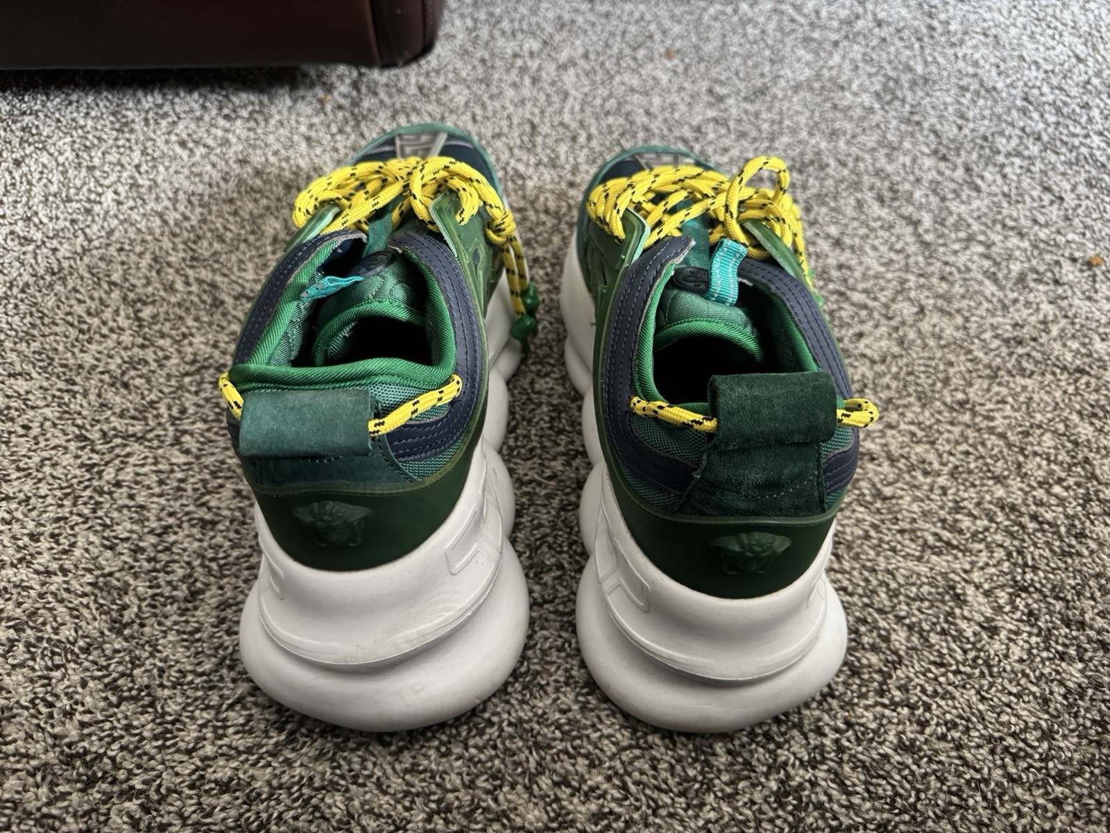 Versace Chain Reaction Sneakers Green/Multi Italian Size 45 (US 11.5) thumbnail 5