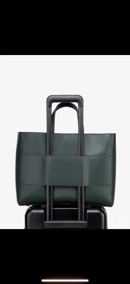 Сумка с короткими ручками CALPAK Laptop Haven цвет Forest Green - Изображение 3 из 4