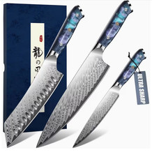 Messerset 3-teilig Japanisch Scharfes Küchen...
