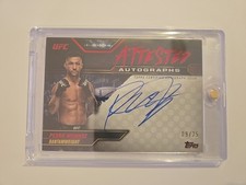 UFC Auto #'d /25 Pedro Munhoz 2024 Topps UFC Knockout Attested Autographs 