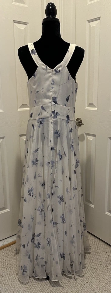 Vestido de seda vintage Giorgio Armani, estampado floral acuarela talla 46/US 12 Foto 4 de 4