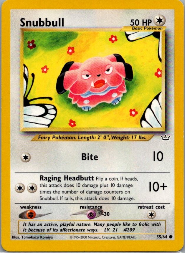 Snubbull 55/64 Common Neo Revelation LP