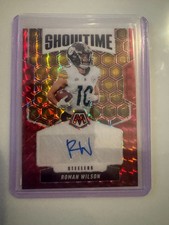2025 Panini Mosaic - Roman Wilson Red Showtime Signatures 146/199 - #SOS-ROW