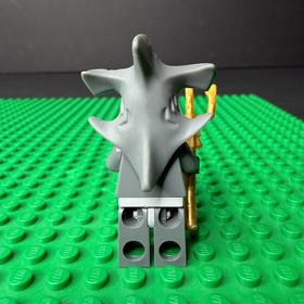 LEGO Atlantis Minifigure - Hammerhead Shark Warrior 7984 7977 w/ Trident