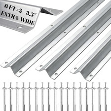 18 FT Extra Wide 3.5" Wide Heavy Duty V-Track for Sliding Gate, Compatible with