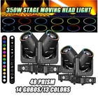 4x 350W 48Prism Moving Head Stage Lighting LED Beam RGBW Gobo DMX DJ Disco Light