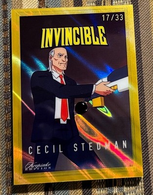 2025 Invincible Keepsake Edition Cecil Stedman Power Gem Stone 17/33 Gold!   
